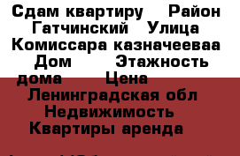 Сдам квартиру  › Район ­ Гатчинский › Улица ­ Комиссара казначееваа › Дом ­ 1 › Этажность дома ­ 2 › Цена ­ 13 000 - Ленинградская обл. Недвижимость » Квартиры аренда   